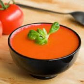 Gazpacho con pimiento rojo