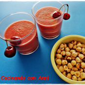 Gazpacho de cerezas con Thermomix