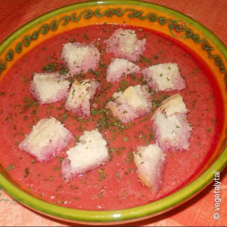 Gazpacho de cerezas