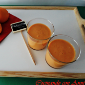 Gazpacho de melocotón en thermomix