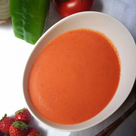 Gazpacho de fresas
