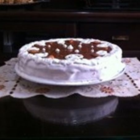 Pastel con mermelada de higos