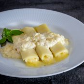 Canelones de espinaca con ricota