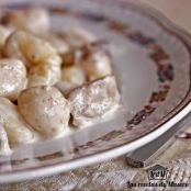 Ñoquis con setas (Gnocchi ai funghi)