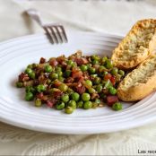 Guisantes con jamón