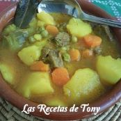 Guisillo de patatas con carne