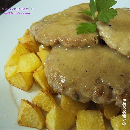 HAMBURGUESAS AL VINO BLANCO