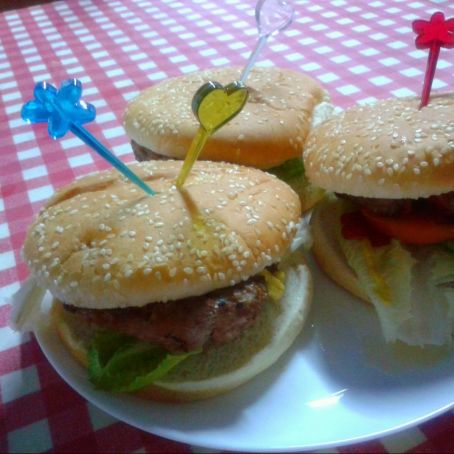 Hamburguesa de ternera y cerdo