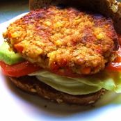 Hamburguesa de lentejas y cacahuetes