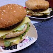 Hamburguesa especial tipo big-mac