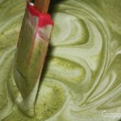 Helado de té matcha - Paso 3