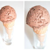 Helado de chocolate cremoso - Paso 1