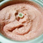 Helado de fresas. - Paso 2