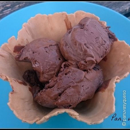 Helado de mayonesa de chocolate