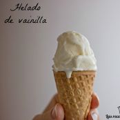 Helado de vanilla