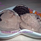 Helado de galleta Oreo