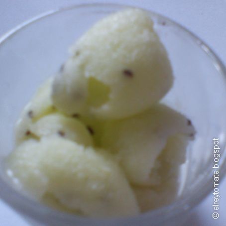 Helado de kiwi