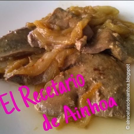 Higado encebollado