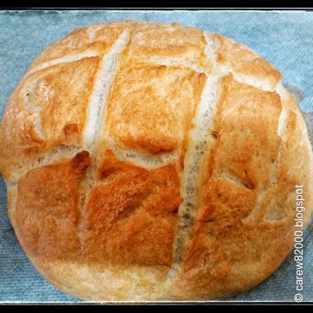 Hogaza de pan rustico