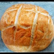 Hogaza de pan rustico