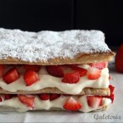 Milhojas de fresas