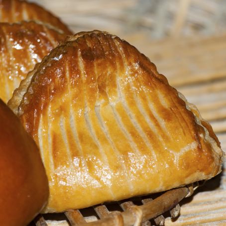 Hojaldre relleno de manzana