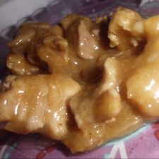 Carne con salsa versión agridulce