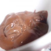 Copas de chocolate y nata en el microondas - Paso 1