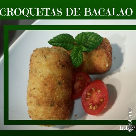 Croquetas de Bacalao B.B.B Paso a Paso
