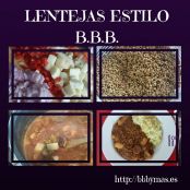 Lentejas estilo B.B.B. - Paso 4