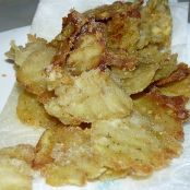 Huevo escalfado sobre crujiente de berenjena y lecho de espinacas - Paso 2