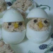 Huevos rellenos de paté - Paso 4