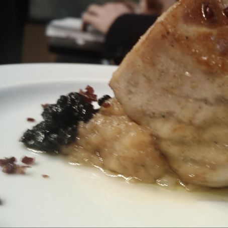 ESTURION ASADO CON ARROZ AROMATIZADO CON ARENQUE SECO