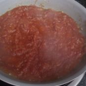 Espaguetis con tomate y cebolla - Paso 4