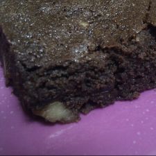 Brownie de chocolate negro con nueces
