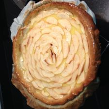 Tarta de manzana y crema Ita