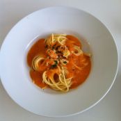 Spaghetti  con langostinos