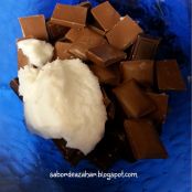 Turrón de chocolate tipo Suchard - Paso 1