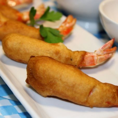 Llagostins amb gavardina