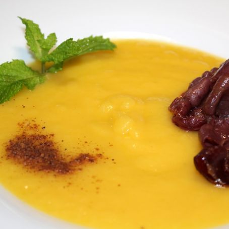 Crema de porros i pastanaga