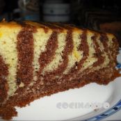 Bizcocho cebra - Paso 4