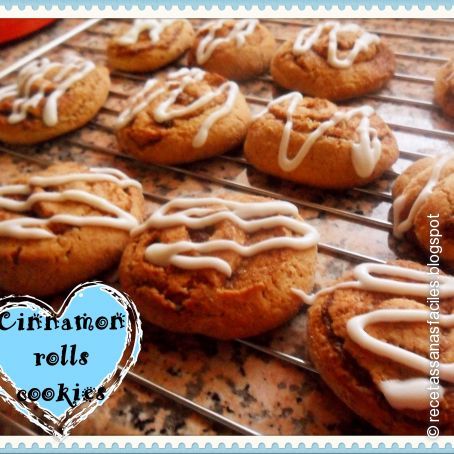 Cinnamon rolls cookies