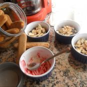 Crumble de manzana y moras sin horno