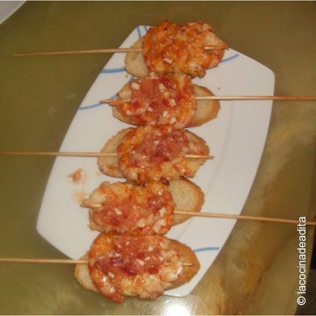 BROCHETA  DE  GAMBONES
