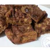 Peanut Butter and Chocolate Chip Nutella Swirled Blondies - Paso 7