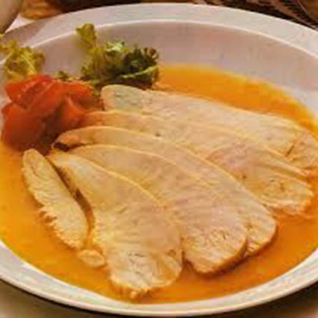 Pechuga de ave escabechada