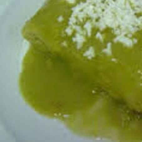 Atún con salsa de pimientos verdes