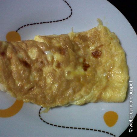 Tortilla francesa de queso