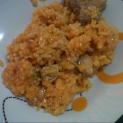 Arroz con conejo y costilla