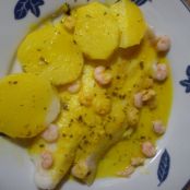 Merluza en Salsa de Gambas